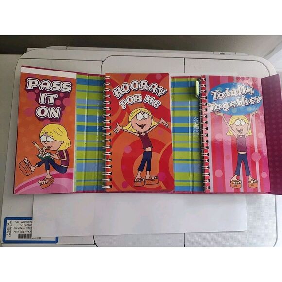Y2K Rare Vintage Lizzie McGuire Best Of Everything Scholastic Trifold Notebook - Picture 2 of 12
